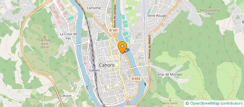 localisation de l'entreprise SOCIETE CIVILE IMMOBILIERE DU 125 RUE MARECHAL FOCH  CAHORS