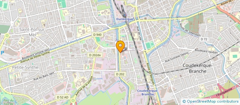 localisation de l'entreprise SOCIETE CIVILE IMMOBILIERE DU 14 BIS ROUTE DE BOURBOURG  COUDEKERQUE-BRANCHE