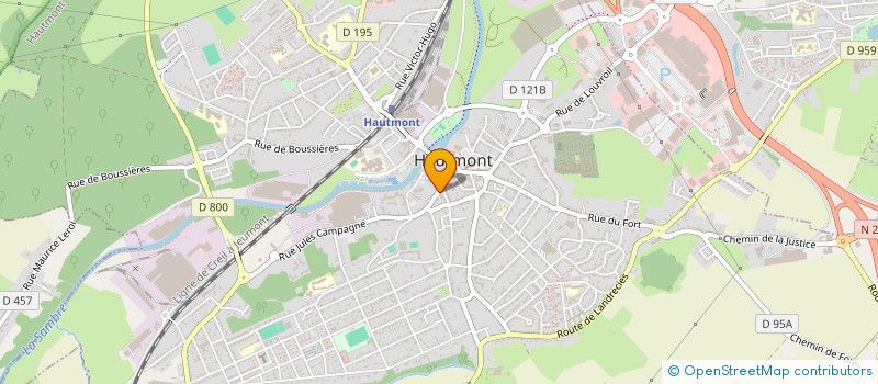 localisation de l'entreprise SOCIETE CIVILE IMMOBILIERE DU 15 RUE SAINTE ANNE  HAUTMONT