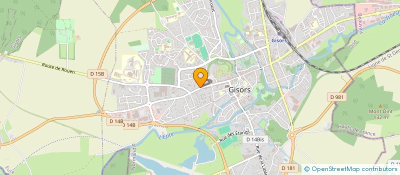 localisation de l'entreprise SOCIETE CIVILE IMMOBILIERE DU 16 BIS FAUBOURG DE NEAUFLES - SCI DU 16 BIS FAUBOURG DE NEAUFLES à GISORS