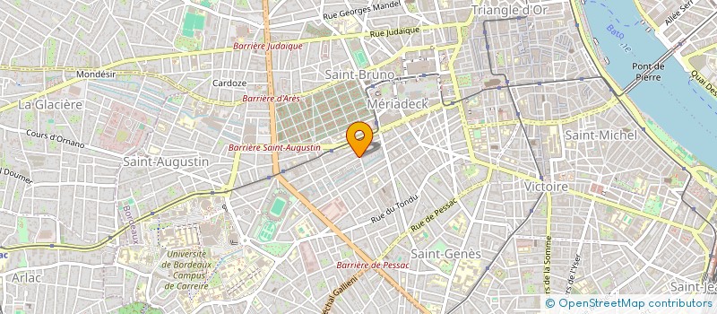 localisation de l'entreprise SOCIETE CIVILE IMMOBILIERE DU 16 COURS PORTAL PENELOPE  BORDEAUX