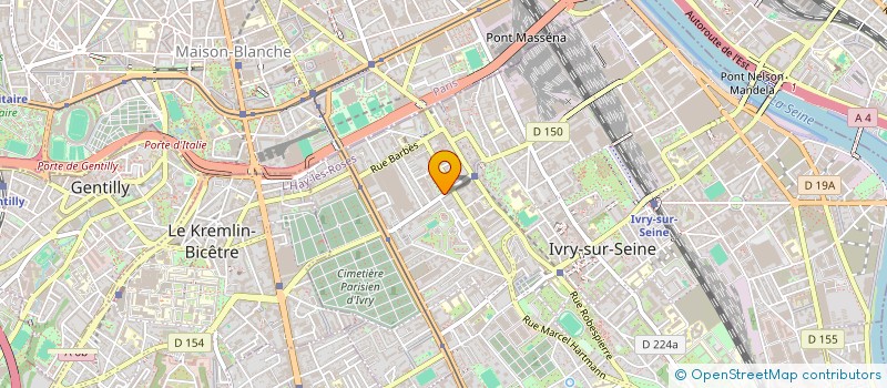 localisation de l'entreprise SOCIETE CIVILE IMMOBILIERE DU 16 RUE PIERRE CURIE à IVRY-SUR-SEINE
