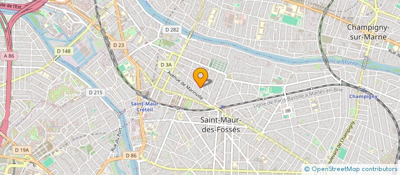 localisation de l'entreprise SOCIETE CIVILE IMMOBILIERE DU 18 RUE DE PARIS à SAINT-MAUR-DES-FOSSES