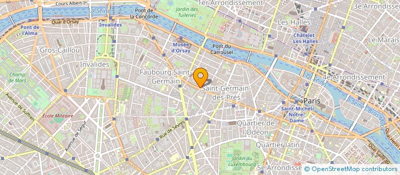 localisation de l'entreprise SOCIETE CIVILE IMMOBILIERE DU 202 FAUBOURG SAINT GERMAIN  PARIS