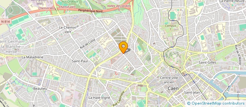 localisation de l'entreprise SOCIETE CIVILE IMMOBILIERE DU 205EME à CAEN