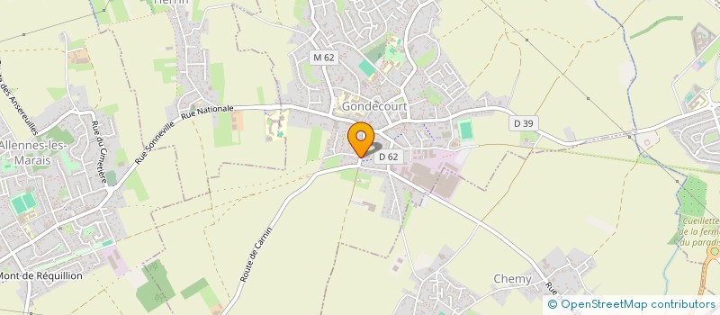 localisation de l'entreprise SOCIETE CIVILE IMMOBILIERE DU 26 MELANTOIS  GONDECOURT