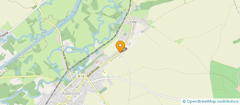 localisation de l'entreprise SOCIETE CIVILE IMMOBILIERE DU 37 AVENUE CHARLES DE GAULLE  RIBEMONT