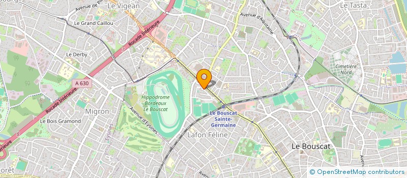 localisation de l'entreprise SOCIETE CIVILE IMMOBILIERE DU 39, RUE EDMOND ROSTAND  LE BOUSCAT