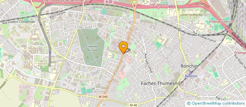 localisation de l'entreprise SOCIETE CIVILE IMMOBILIERE DU 4 à LILLE