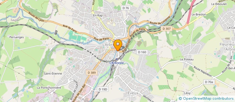 localisation de l'entreprise SOCIETE CIVILE IMMOBILIERE DU 4 PLACE DE LA REPUBLIQUE  L ARBRESLE