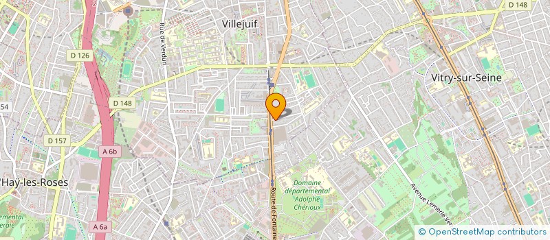 localisation de l'entreprise SOCIETE CIVILE IMMOBILIERE DU 4 RUE DANIEL FERY à VILLEJUIF