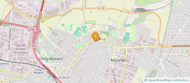 localisation de l'entreprise SOCIETE CIVILE IMMOBILIERE DU 43 RUE DE LA GARE A MORANGIS à MORANGIS