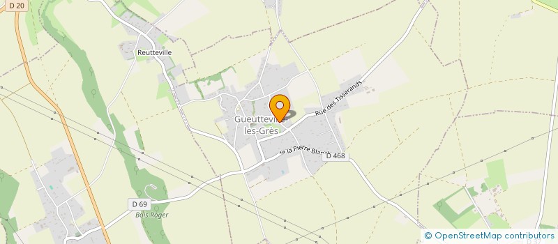 localisation de l'entreprise SOCIETE CIVILE IMMOBILIERE DU 447 RUE DES TISSERANDS  GUEUTTEVILLE-LES-GRES