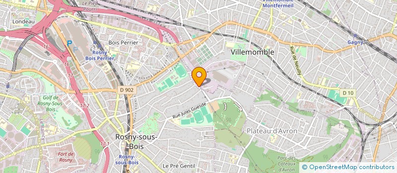 localisation de l'entreprise SOCIETE CIVILE IMMOBILIERE DU 45 RUE LAENNEC à VILLEMOMBLE