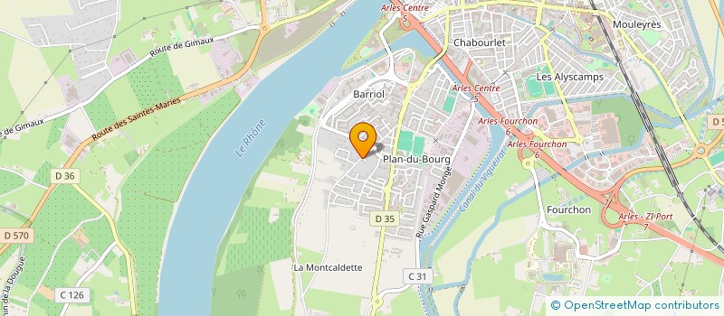 localisation de l'entreprise SOCIETE CIVILE IMMOBILIERE DU 5 ET 7 RUE PONT DE LUCAS à ARLES