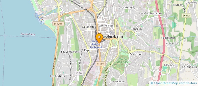 localisation de l'entreprise SOCIETE CIVILE IMMOBILIERE DU 529 BOULEVARD WILSON  AIX LES BAINS