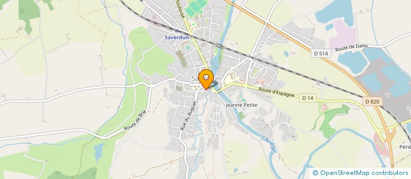 localisation de l'entreprise SOCIETE CIVILE IMMOBILIERE DU 7 RUE DU BARRY à SAVERDUN