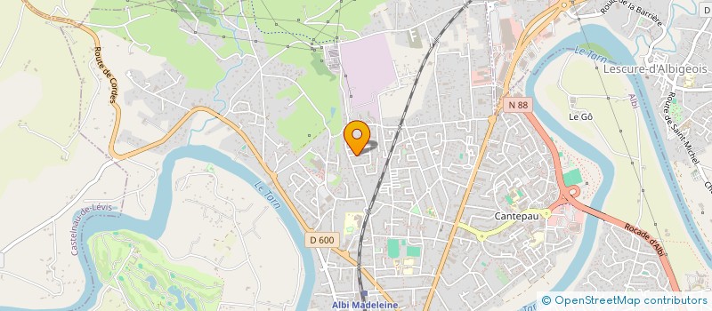 localisation de l'entreprise SOCIETE CIVILE IMMOBILIERE DU 7 RUE EMMANUEL MORA à ALBI