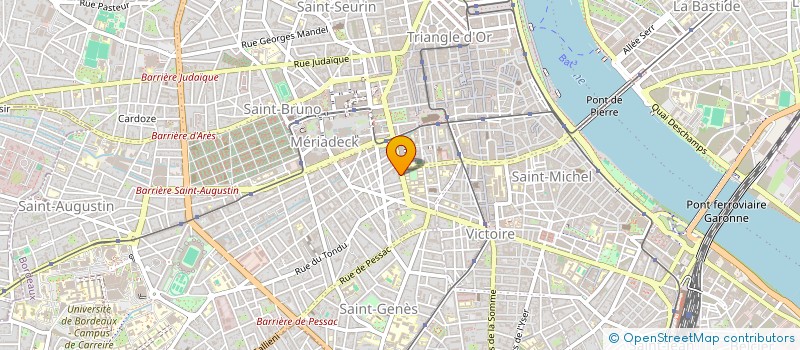 localisation de l'entreprise SOCIETE CIVILE IMMOBILIERE DU 71 COURS D'ALBRET  BORDEAUX