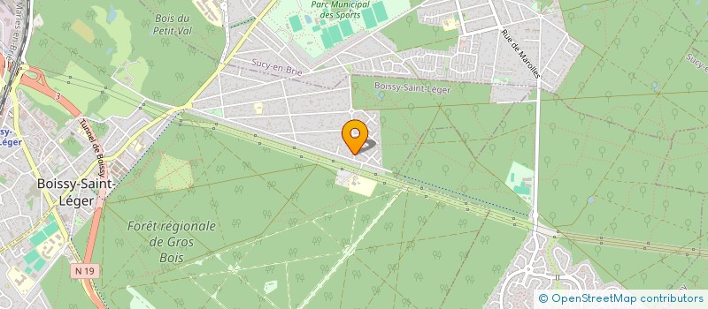 localisation de l'entreprise SOCIETE CIVILE IMMOBILIERE DU 8 AU 16 RUE DE L'YONNE à BOISSY-SAINT-LEGER