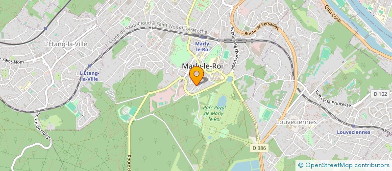 localisation de l'entreprise SOCIETE CIVILE IMMOBILIERE DU 8 AVENUE DU PRESIDENT ALLENDE  MARLY-LE-ROI