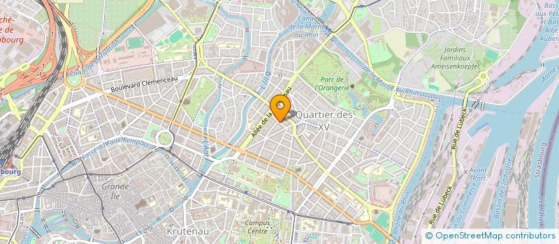 localisation de l'entreprise SOCIETE CIVILE IMMOBILIERE DU 9 RUE DE ZURICH  STRASBOURG