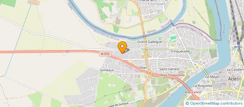 localisation de l'entreprise SOCIETE CIVILE IMMOBILIERE DU BARCA à ARLES