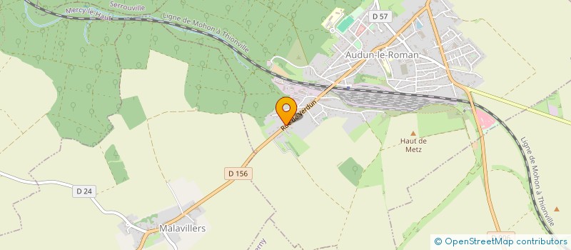 localisation de l'entreprise SOCIETE CIVILE IMMOBILIERE DU BEAU SEJOUR  AUDUN-LE-ROMAN