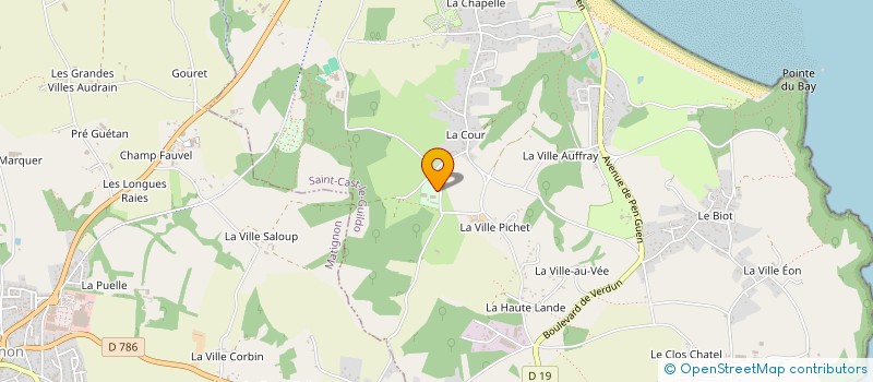 localisation de l'entreprise SOCIETE CIVILE IMMOBILIERE DU BIDOU  SAINT-CAST-LE-GUILDO