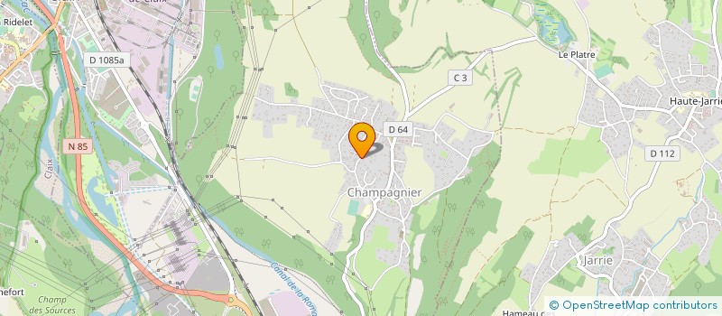 localisation de l'entreprise SOCIETE CIVILE IMMOBILIERE DU BOURNET  CHAMPAGNIER