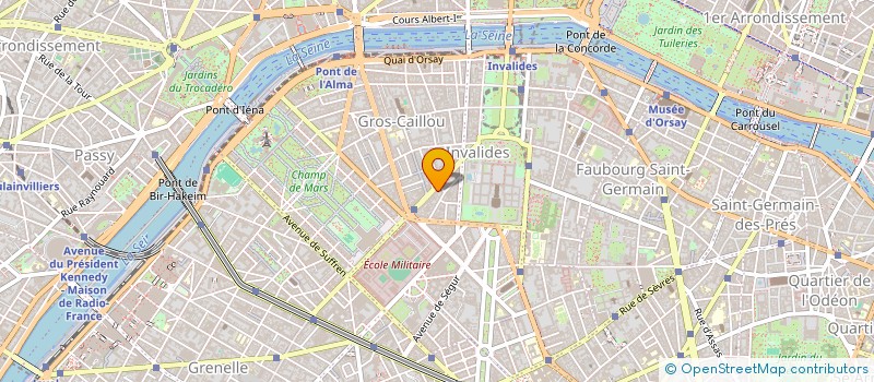 localisation de l'entreprise SOCIETE CIVILE IMMOBILIERE DU BOUT DE LA RUE A L'OUEST  PARIS