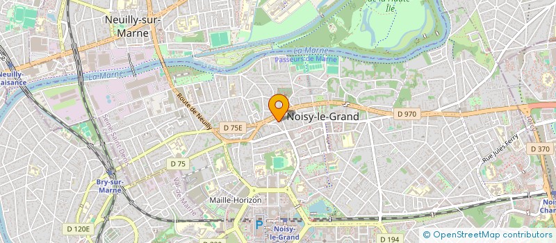 localisation de l'entreprise SOCIETE CIVILE IMMOBILIERE DU BRAYER à NOISY-LE-GRAND