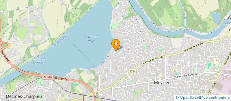 localisation de l'entreprise SOCIETE CIVILE IMMOBILIERE DU BREUIL  MEYZIEU