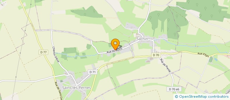 localisation de l'entreprise SOCIETE CIVILE IMMOBILIERE DU BUICH  SAINS-LES-PERNES