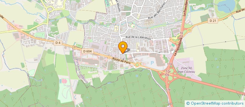 localisation de l'entreprise SOCIETE CIVILE IMMOBILIERE DU CANAL à PONTAULT-COMBAULT