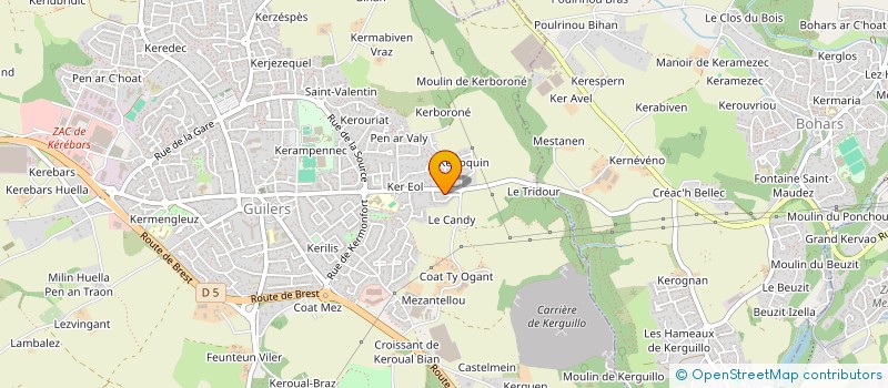 localisation de l'entreprise SOCIETE CIVILE IMMOBILIERE DU CANDY  GUILERS