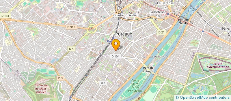 localisation de l'entreprise SOCIETE CIVILE IMMOBILIERE DU CARRE  PUTEAUX