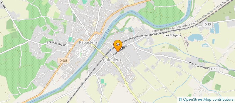 localisation de l'entreprise SOCIETE CIVILE IMMOBILIERE DU CEDRE  COUFOULEUX