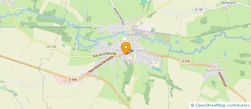 localisation de l'entreprise SOCIETE CIVILE IMMOBILIERE DU CHAPITRE  ROZOY-SUR-SERRE