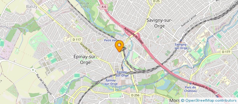 localisation de l'entreprise SOCIETE CIVILE IMMOBILIERE DU CHATEAU  EPINAY-SUR-ORGE