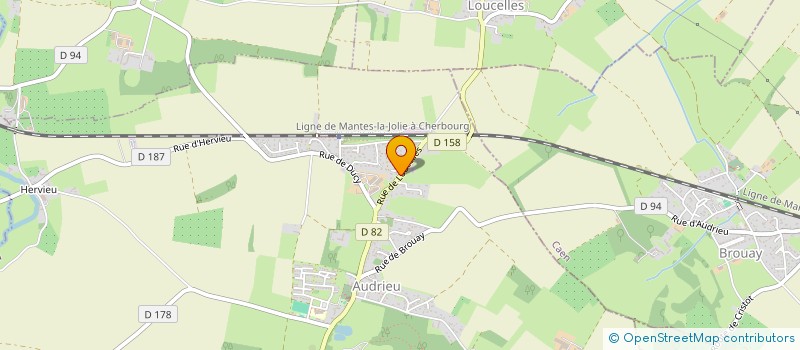 localisation de l'entreprise SOCIETE CIVILE IMMOBILIERE DU CHATEAU DE LOUCELLES  LOUCELLES