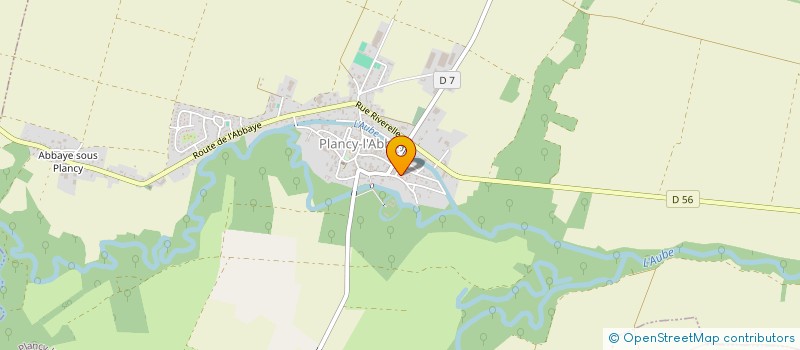 localisation de l'entreprise SOCIETE CIVILE IMMOBILIERE DU CHATEAU DE PLANCY  PLANCY L'ABBAYE