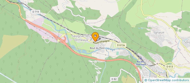 localisation de l'entreprise SOCIETE CIVILE IMMOBILIERE DU CHATEAU DE SAVIGNAC LES ORMEAUX à SAVIGNAC-LES-ORMEAUX