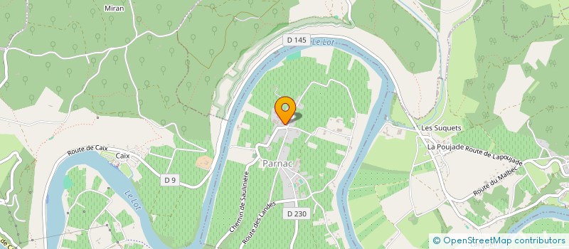 localisation de l'entreprise SOCIETE CIVILE IMMOBILIERE DU CHATEAU SAINT-DIDIER  PARNAC