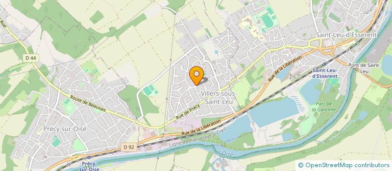 localisation de l'entreprise SOCIETE CIVILE IMMOBILIERE DU CHAUFFOUR  VILLERS-SOUS-SAINT-LEU