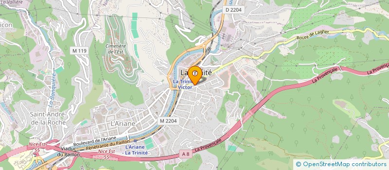 localisation de l'entreprise SOCIETE CIVILE IMMOBILIERE DU CHEMIN EN ABREGE SCI DU CHEMIN à LA TRINITE