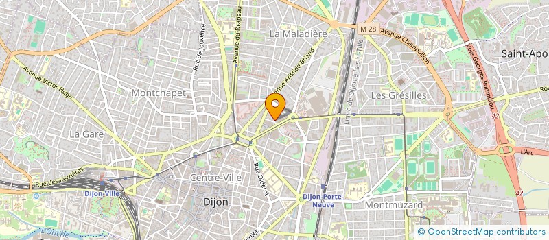 localisation de l'entreprise SOCIETE CIVILE IMMOBILIERE DU CLOS à DIJON