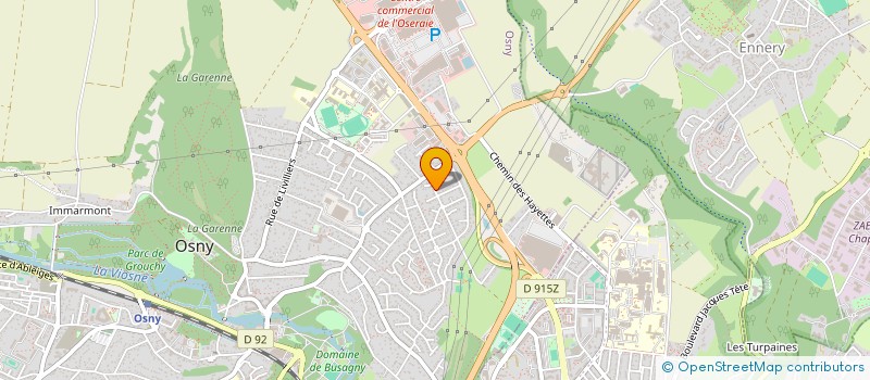 localisation de l'entreprise SOCIETE CIVILE IMMOBILIERE DU CLOS DE GROUCHY  OSNY