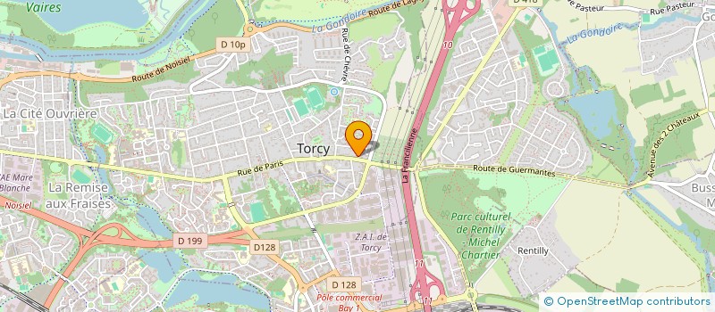 localisation de l'entreprise SOCIETE CIVILE IMMOBILIERE DU CLOS DE RENTILLY  TORCY