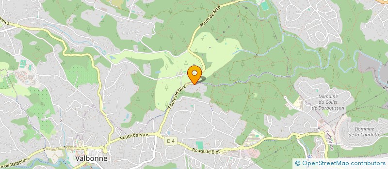 localisation de l'entreprise SOCIETE CIVILE IMMOBILIERE DU CLOS SAINT BASILE  VALBONNE